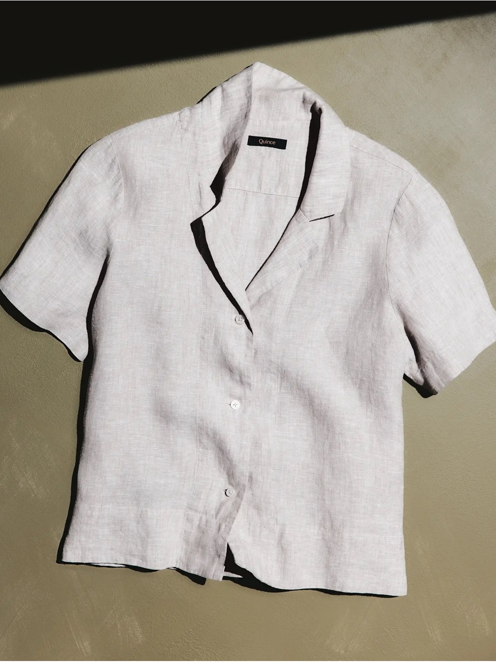 Quince Linen Short Sleeve Shirt
